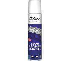 Ln1741  Белая цепная смазка PTFE LAVR White chain lube with PTFE 400 мл