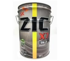 ZIC X7 DIESEL 5W30 (20L) масло мот.!\API SL/CF, ACEA A3/B3, A3/B4, MB 229.3, VW 502/505, GM-LL-A-025